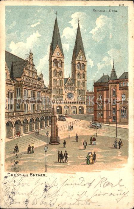 BREMEN  CITY Rathaus Dom