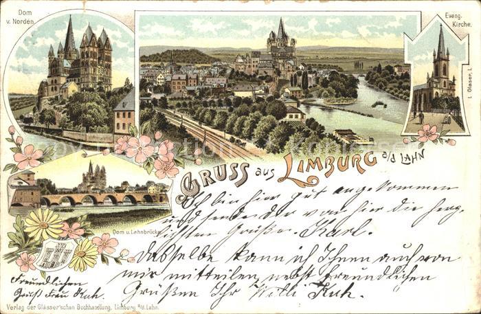 Limburg Lahn Panorama Dom Lahnbruecke Ev Kirche