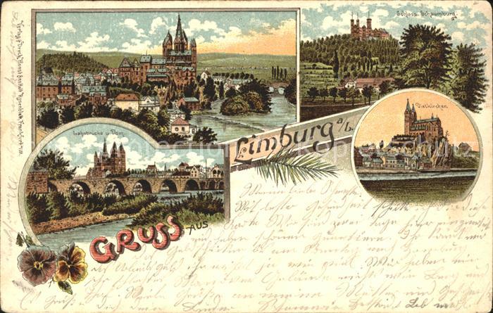 Limburg Lahn Panorama Dom Lahnbruecke Schloss Schaumburg Dietkirchen