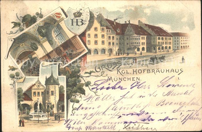 Muenchen Bayern Kgl Hofbraeuhaus