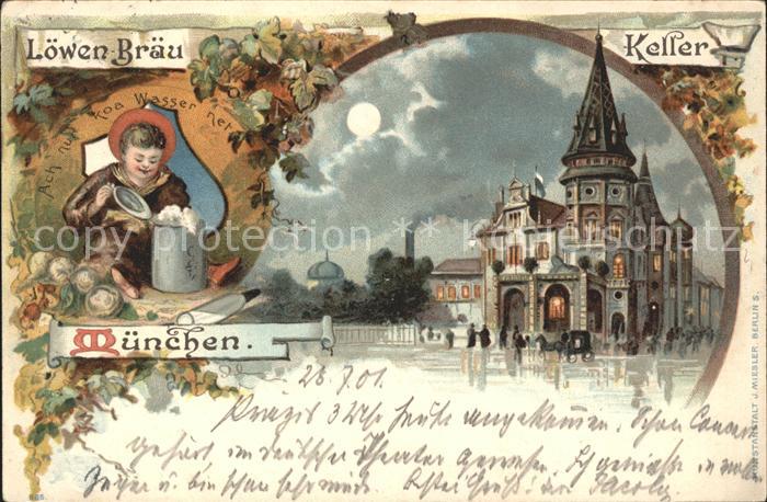 Muenchen Bayern Loewenbraeu Keller