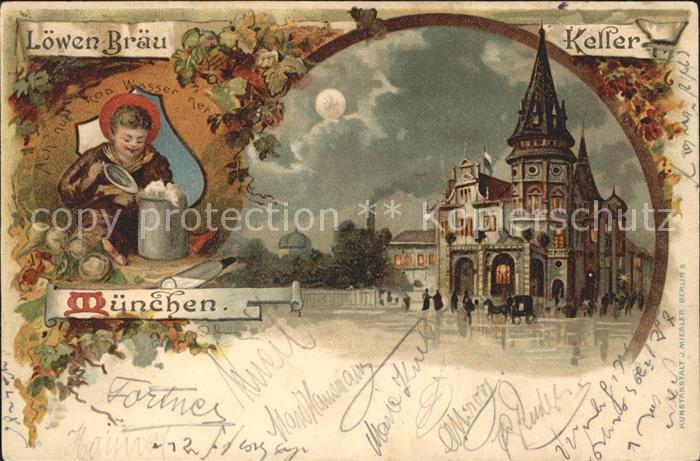 Muenchen Bayern Loewenbraeu Keller