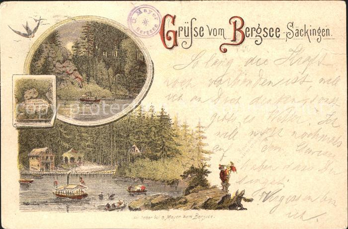 Saeckingen Rhein Partie am Bergsee