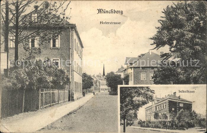 Muenchberg Oberfranken Hoferstrasse Schulhaus