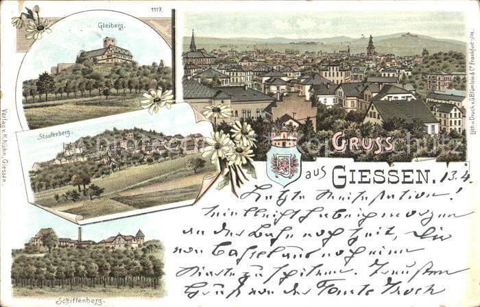 Giessen Lahn Burg Gleiberg Staufenberg Schifferberg Panorama