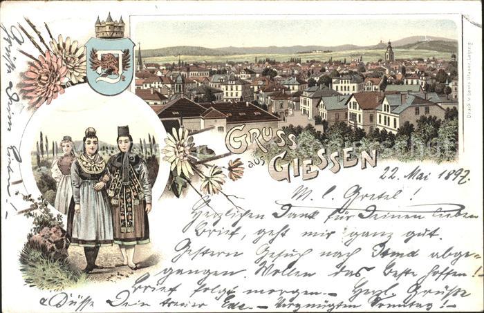 Giessen Lahn Panorama Trachtenfrauen