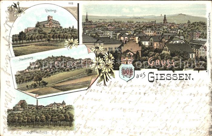 Giessen Lahn Burg Gleiberg Staufenberg Schifferberg Panorama