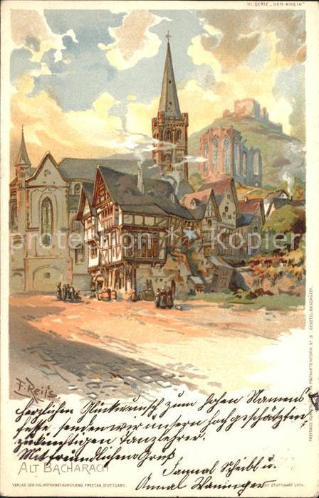 Bacharach Rhein Alt Bacharach