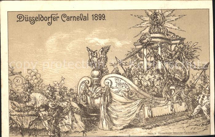DuessELDORF  CITY Carneval 1899