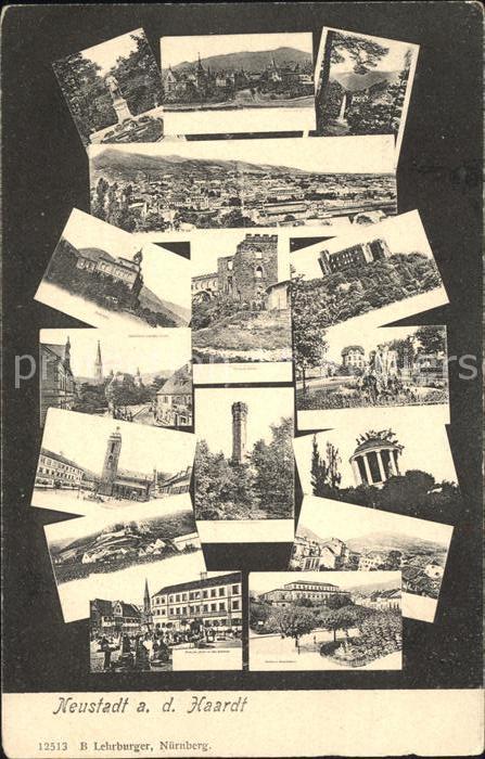 Neustadt Haardt Sehenswuerdigkeiten in der Pfalz