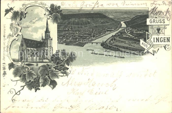 Bingen Rhein Nahemuendung Rochuskapelle Weinreben Deutsche Reichspost