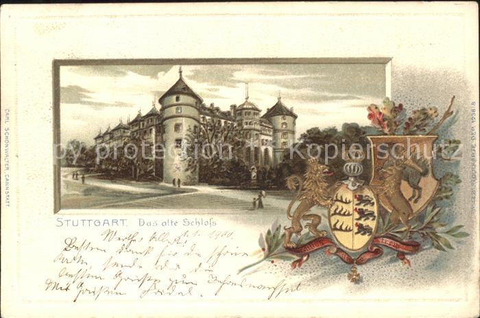 STUTTGART  CITY Altes Schloss Wappen