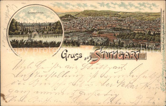 STUTTGART  CITY Gesamtansicht Residenzschloss