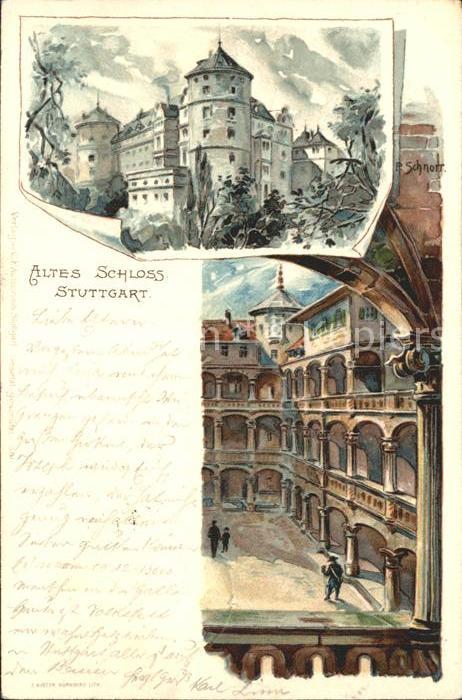 STUTTGART  CITY Altes Schloss Koenigreich Wuerttemberg