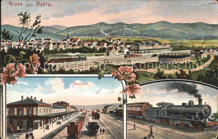 Bebra Panorama Bahnhof Dampflokomotive