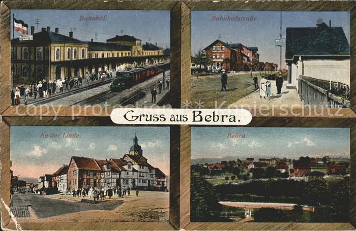 Bebra Bahnhof Dampflokomotive Bahnhofstrasse An der Linde