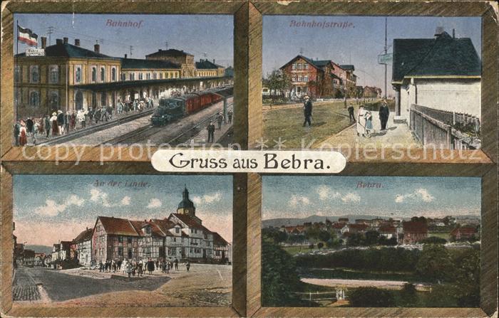 Bebra Bahnhof Dampflokomotive Bahnhofstrasse An der Linde