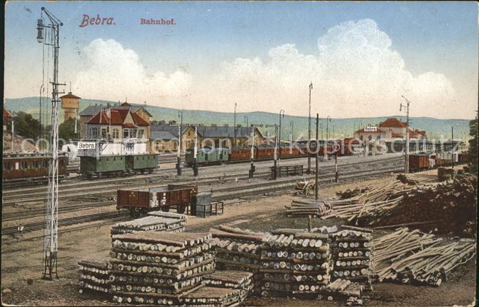 Bebra Bahnhof Eisenbahn Holzwirtschaft