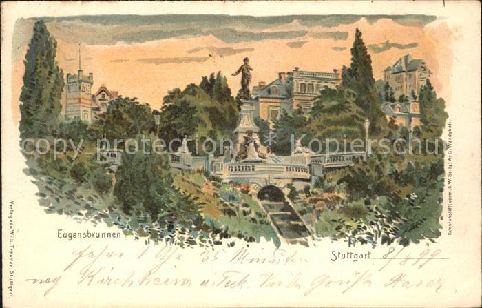 STUTTGART  CITY Eugensbrunnen