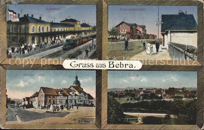 Bebra Bahnhof Dampflokomotive Bahnhofstrasse An der Linde