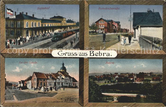 Bebra Bahnhof Dampflokomotive Bahnhofstrasse An der Linde