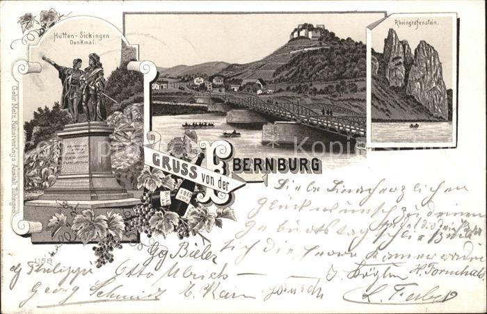 Ebernburg Hutten Sickingen Denkmal Bernburg Rheingrafenstein Felsformation Nahe