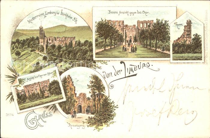 Bad Duerkheim Klosterruine Limburg Chor Turm Kreuzgang