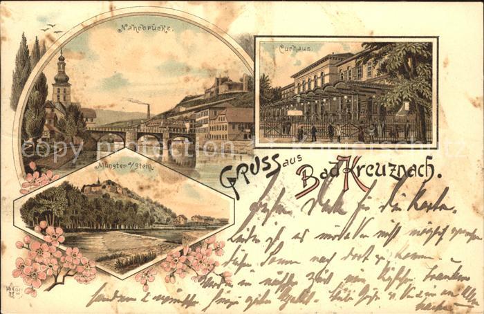 Bad Kreuznach Nahebruecke Kurhaus Muenster am Stein