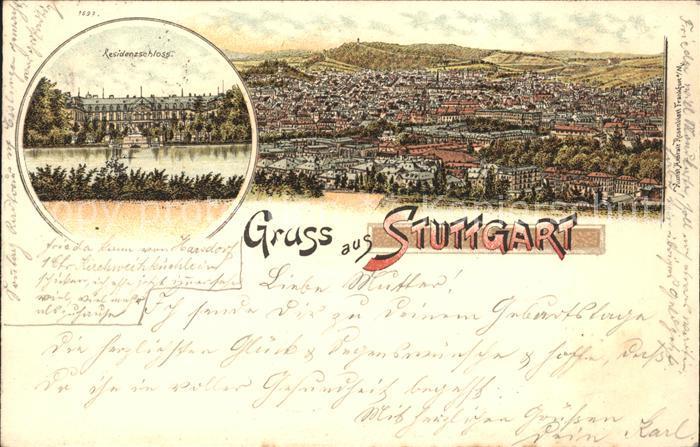 STUTTGART  CITY Totalansicht Residenzschloss