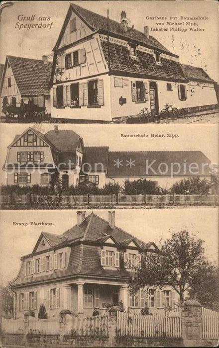 Speyerdorf Gasthaus zur Baumschule Pfarrhaus