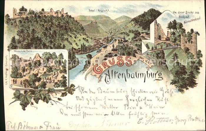 Altenbamberg Altenbaumburg Ruine Nationaldenkmal