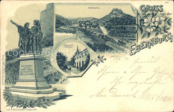 Bad Muenster Stein Ebernburg Eisenbahn Hutten Sickingen Denkmal Restauration Bur