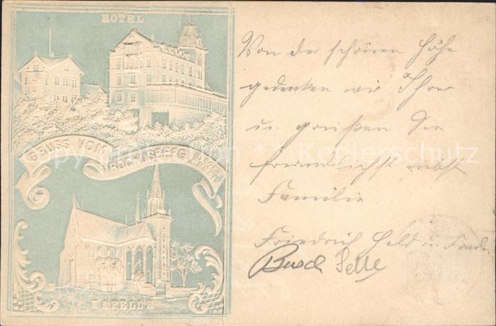 Bingen Rhein Hotel Rochusberg Kapelle Deutsche Reichspost Praegedruck