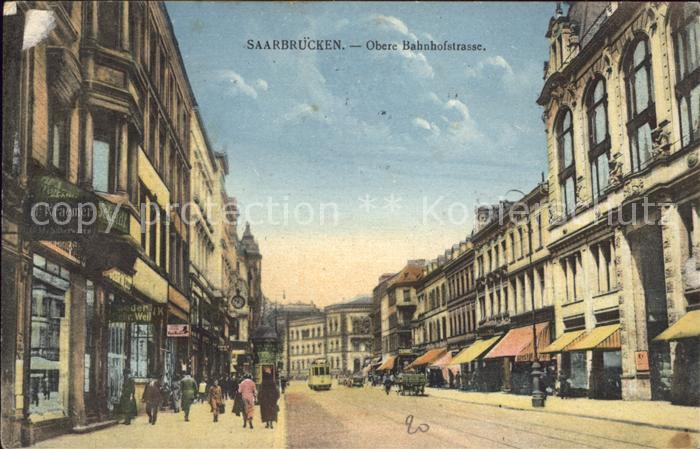 SAARBRueCKEN Saarland Obere Bahnhofstrasse