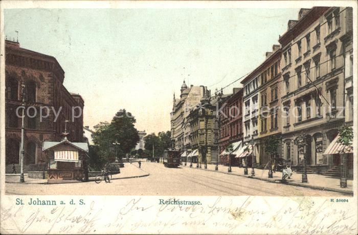 St Johann Saarbruecken Reichsstrasse Strassenbahn