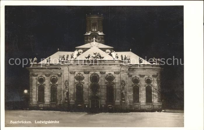 SAARBRueCKEN Saarland Ludwigskirche