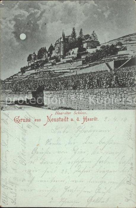 Neustadt Haardt Haardter Schloss im Mondschein