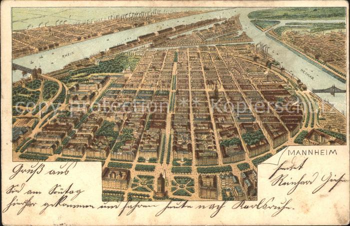 MANNHEIM BW aus der Vogelperspektive