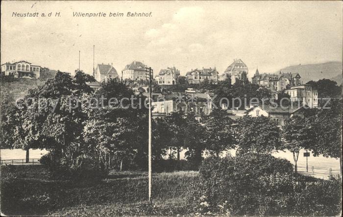 Neustadt Haardt Villenpartie beim Bahnhof