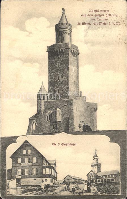 Schmitten Taunus Aussichtsturm auf dem Grossen Feldberg Gasthaeuser