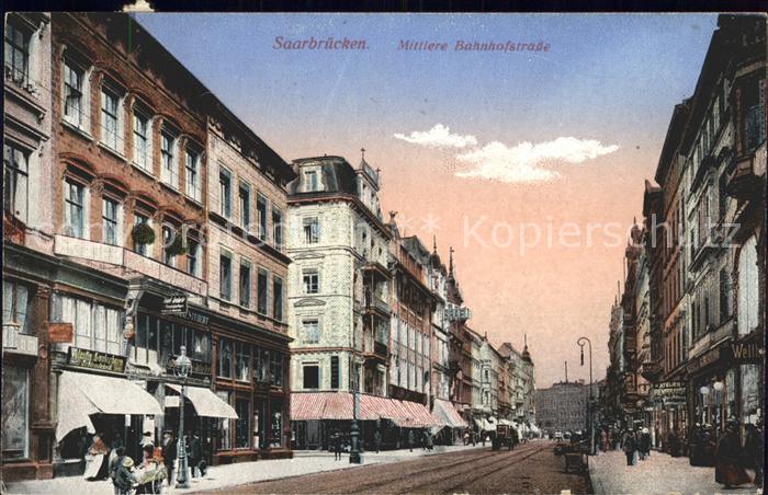 SAARBRueCKEN Saarland Mittlere Bahnhofstrasse