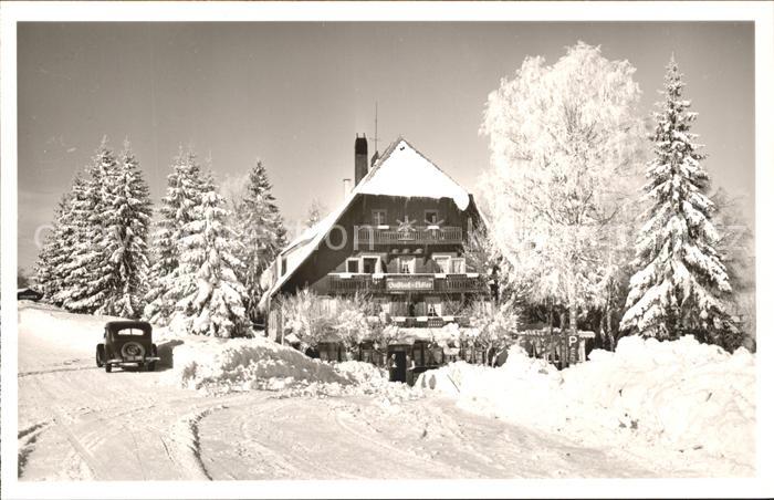Baerental Feldberg Gasthof zum Adler Winterpanorama