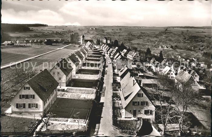 Altensteig Schwarzwald Blick ueber Luftkurort Hauptstrasse