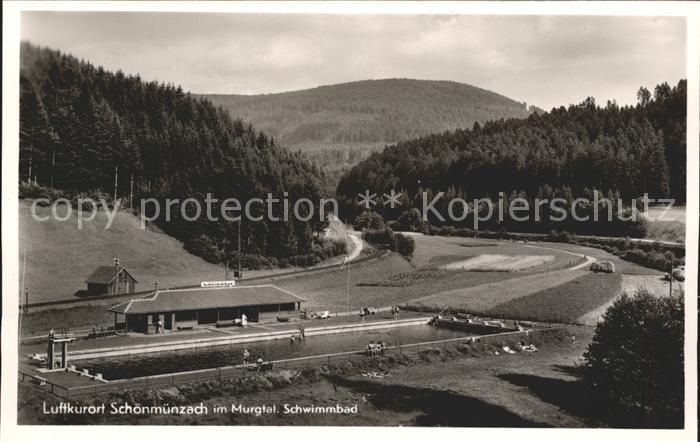 Schoenmuenzach Schwimmbad Luftkurort Murgtal Schwarzwald
