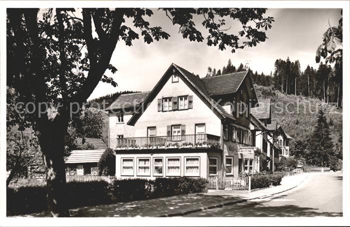 Schoenmuenzach Kaffee Pension Carola Kneipp und Luftkurort Murgtal Schwarzwald