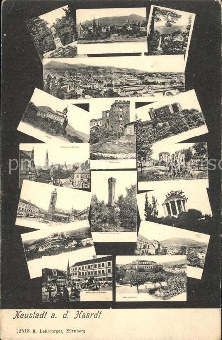 Neustadt Haardt Sehenswuerdigkeiten der Stadt um Umgebung