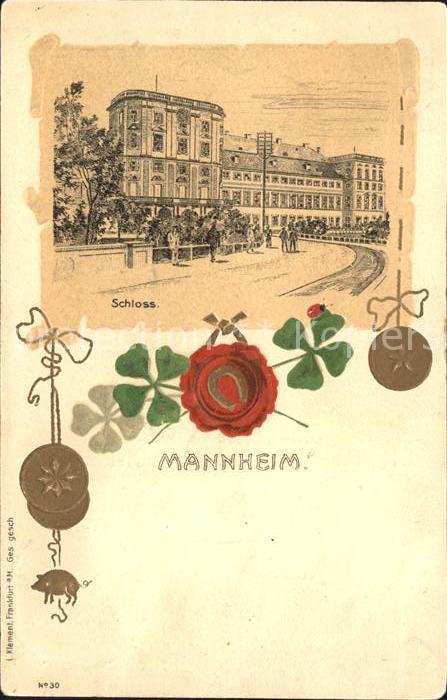 MANNHEIM BW Schloss Siegel Kleeblatt