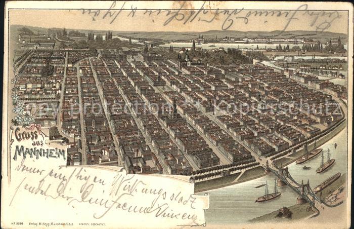 MANNHEIM BW aus der Vogelperspektive