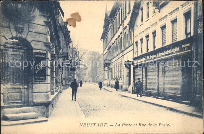 Neustadt Haardt Poste et Rue de la Poste