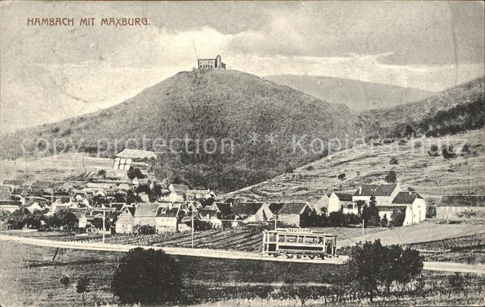 Hambach Weinstrasse Gesamtansicht mit Maxburg